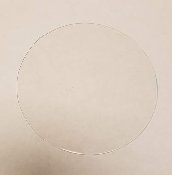 1/8" Thick Acrylic Blank Clear Acrylic Circle Disc 10 Pieces 2 inch Diameter