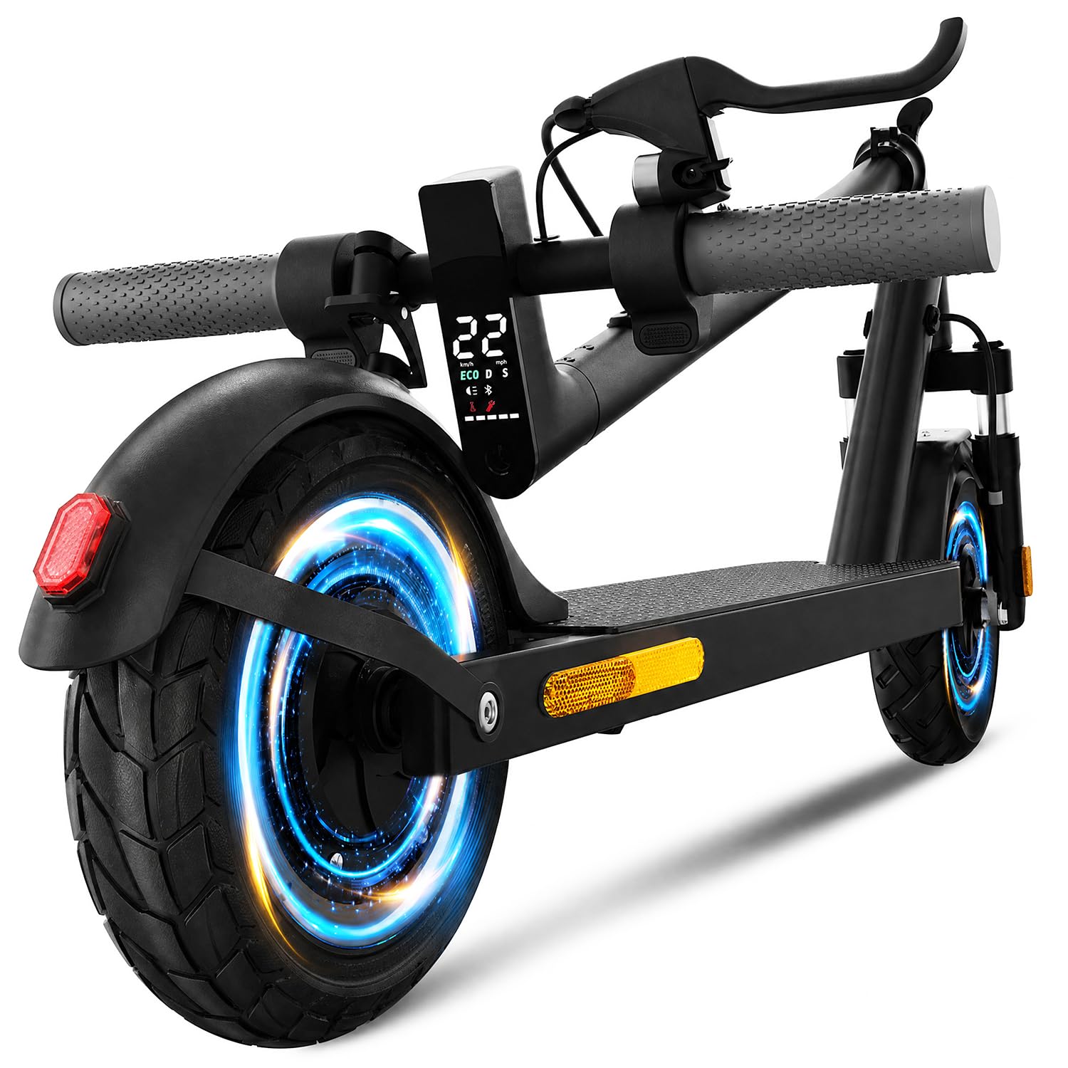 Trottinette Électriques,Moteur 1500W Puissante Sportive Professionnelle,10" Pneu Anti-crevaison, Batterie 13AH,autonomie de 25 à 35 km,Maximum 25km/h, Double Frein,Double Amortisseur,Charge Max 120kg