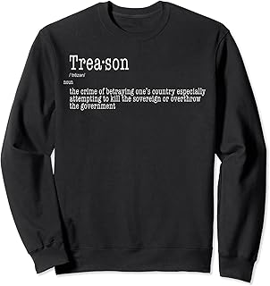 Treason Definition Anti-Trump Protest Big Lie Justice to All Sweatshirt