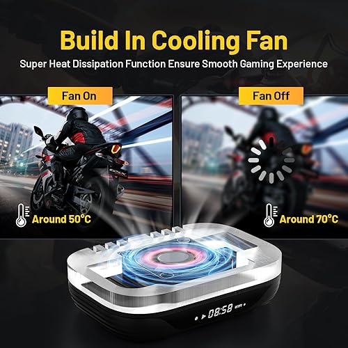 Miniatura 4 de Kinhank Super Console X4 Plus Consola de videojuegos preintegrada 60000+juegos, consola de juegos retro muELEC 4.6Android 11.0CoreELEC 3 sistemas en