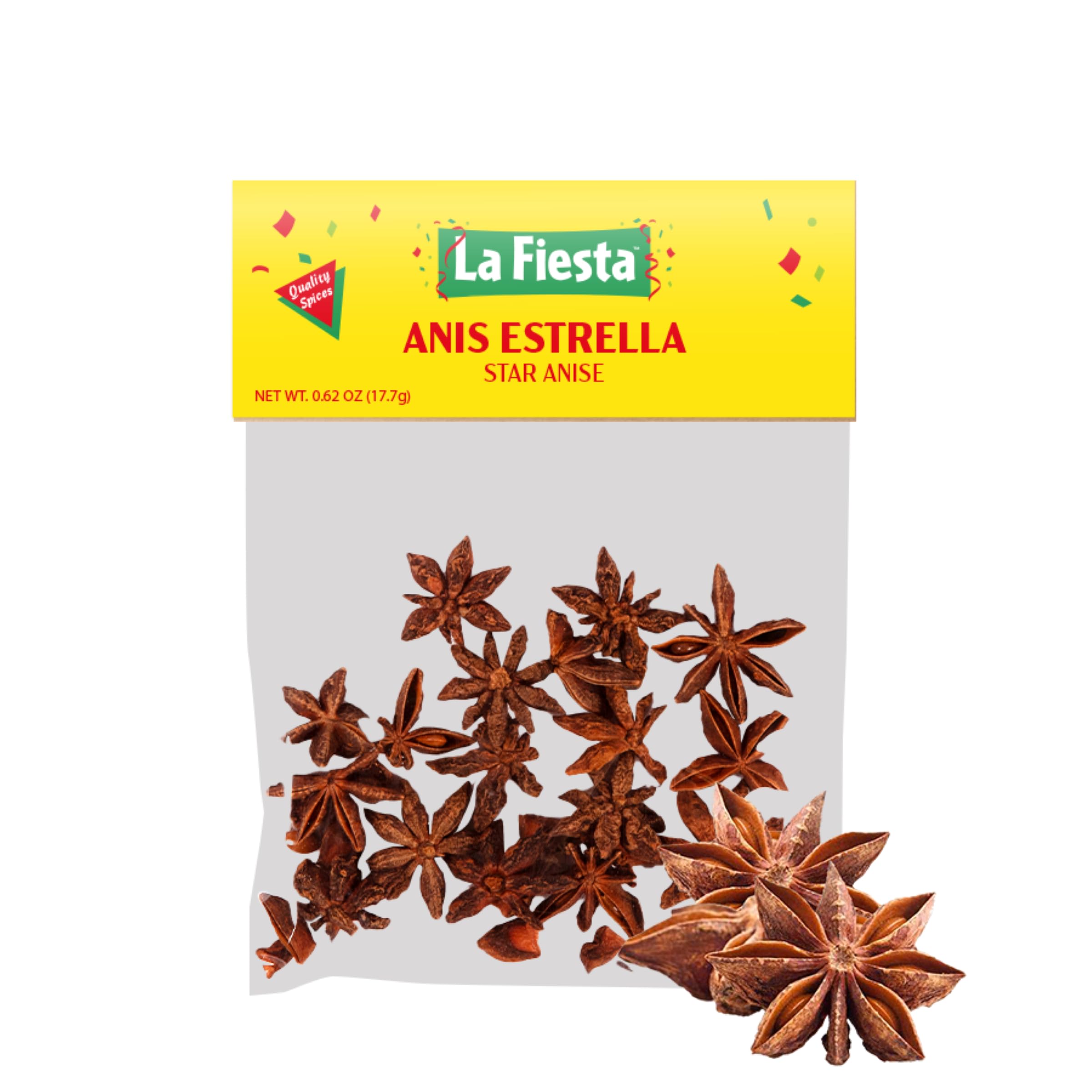 La Fiesta | Anice stellato | 0,6 once | Dolce e aromatico | 1 sacchetto | Dal 1954