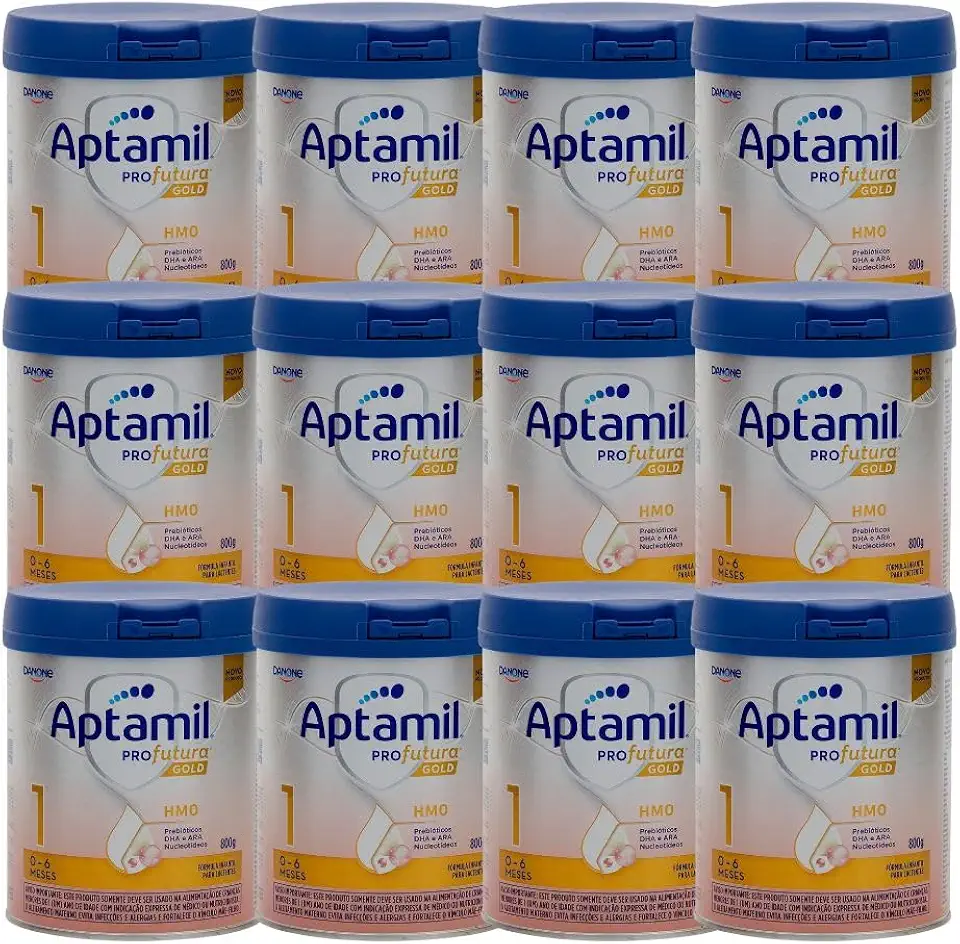 Fórmula Infantil Aptamil Profutura Gold 1 800g - Kit 12 latas