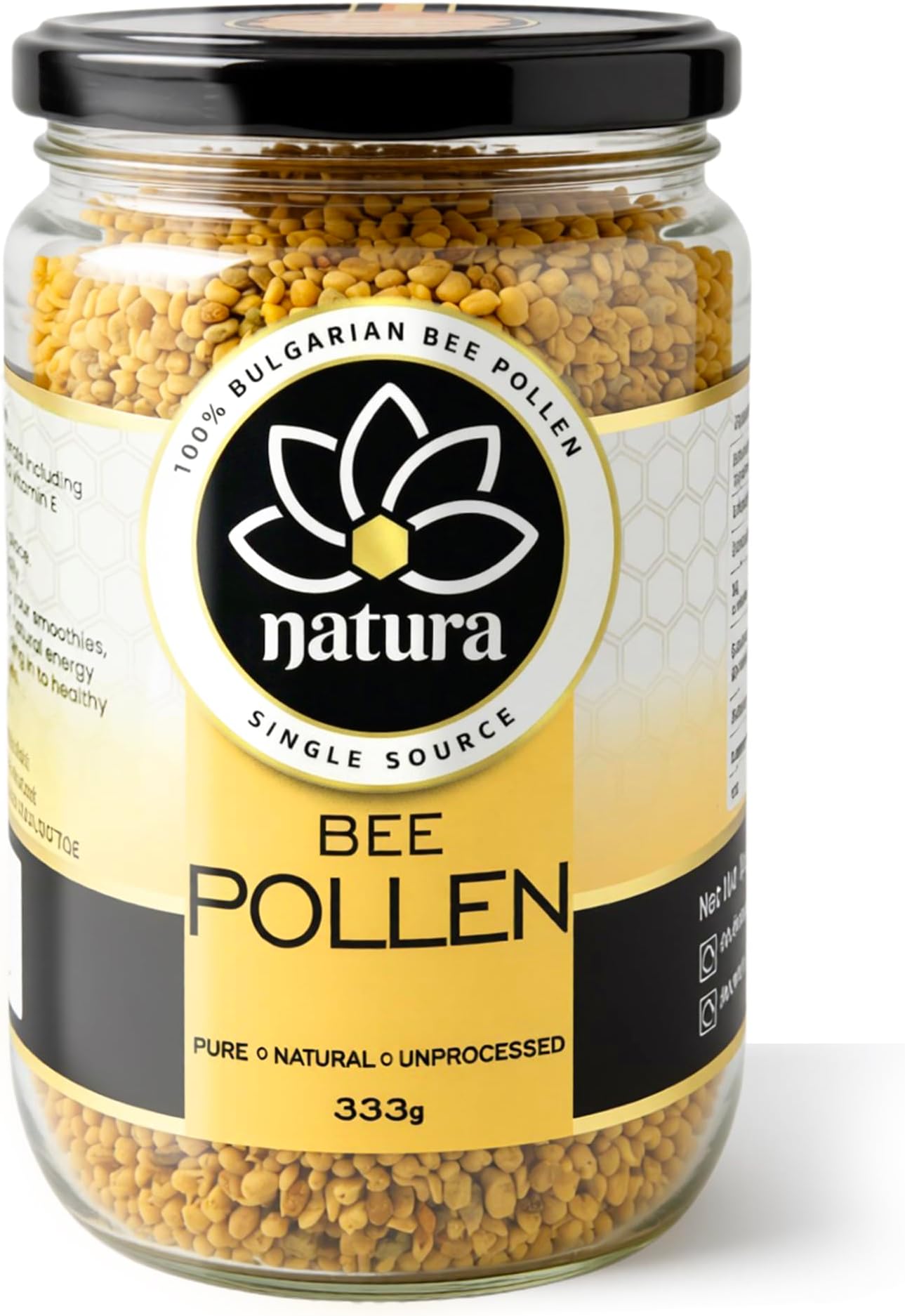 Natura Bulgarian Bee Pollen 333g – 100% Pure Natural Granules