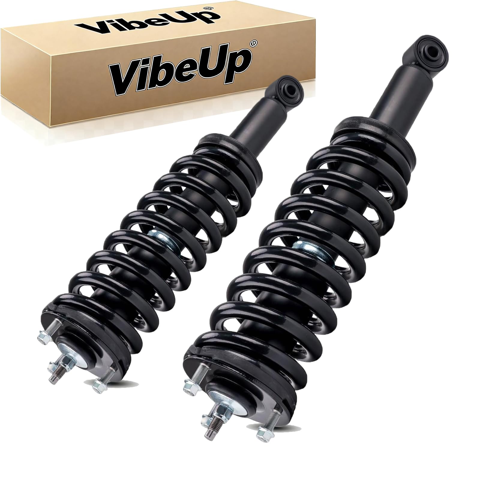 VibeUp Front Complete Strut Spring Assemblies Shock Absorber 171348L/171348R, Front Struts Fit for Toyota Sequoia 4.7L V8 2001 2002 2003 2004 2005