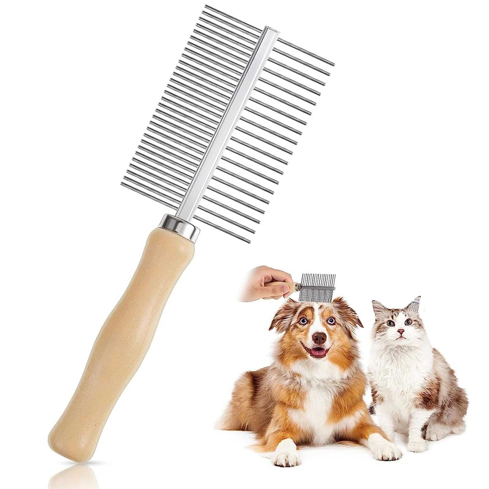 Redreo Doppelkamm (Holz/Metall)