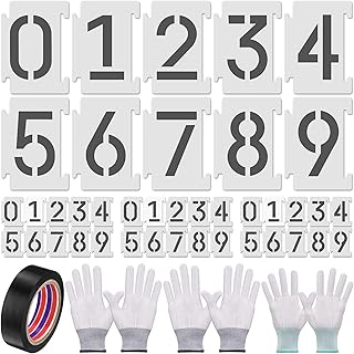 Curb Stencil Kit For Address Painting Picks collage image 4