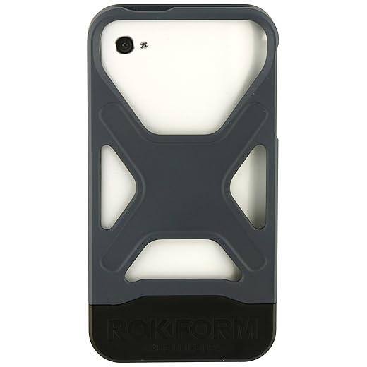 RokForm Fuzion iPhone 4/4s Aluminum Protective Case. Made in USA (Matte Gun Metal)