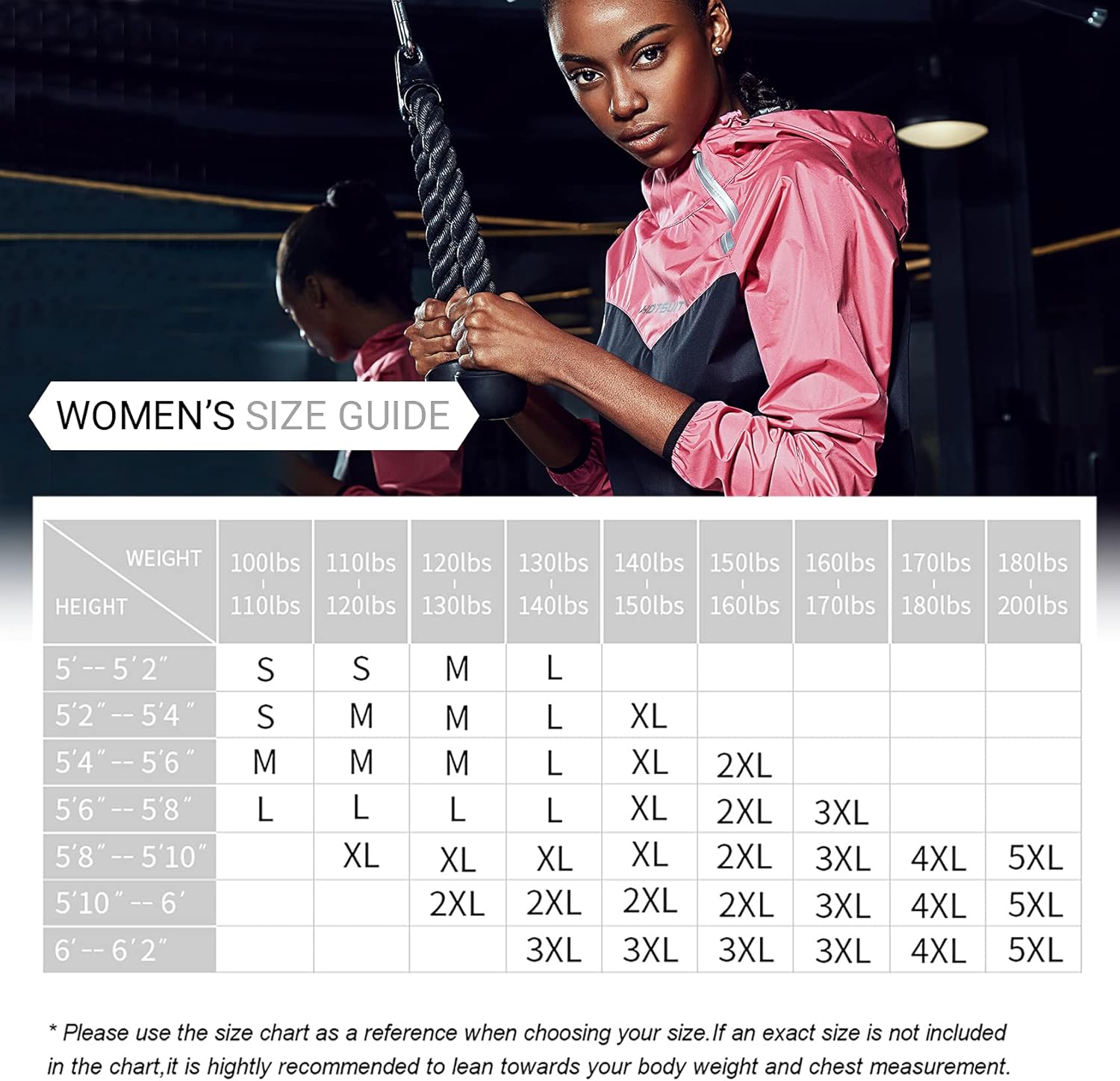 HOTSUIT Sauna Suit Women Weight Loss Boxing Gym Sweat Suits Workout Jacket : Sports & Outdoors