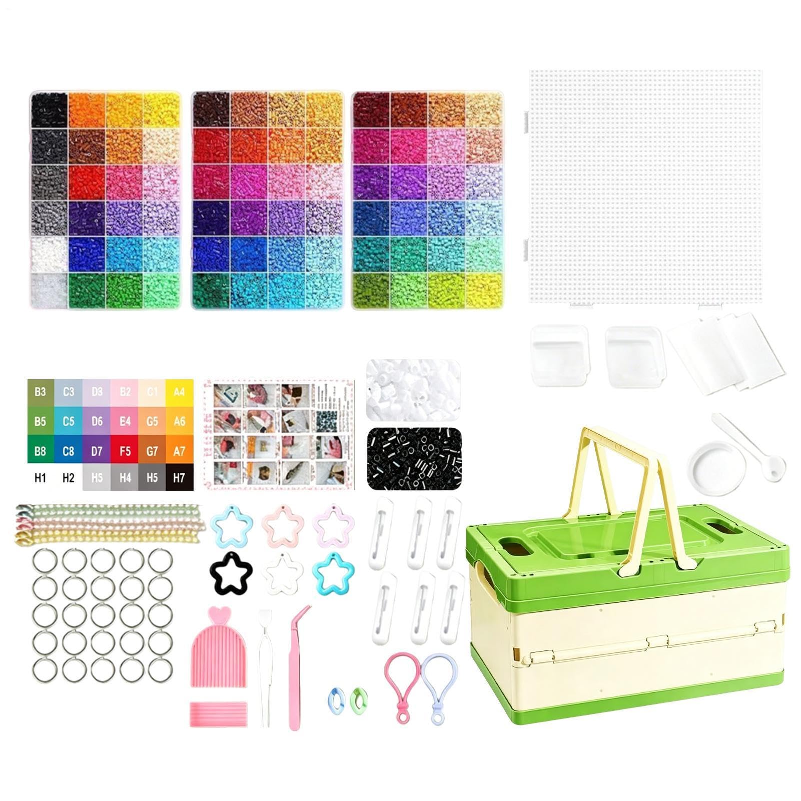 Kit Créatif Perles à Repasser Fournitures pour la Création de Décorations