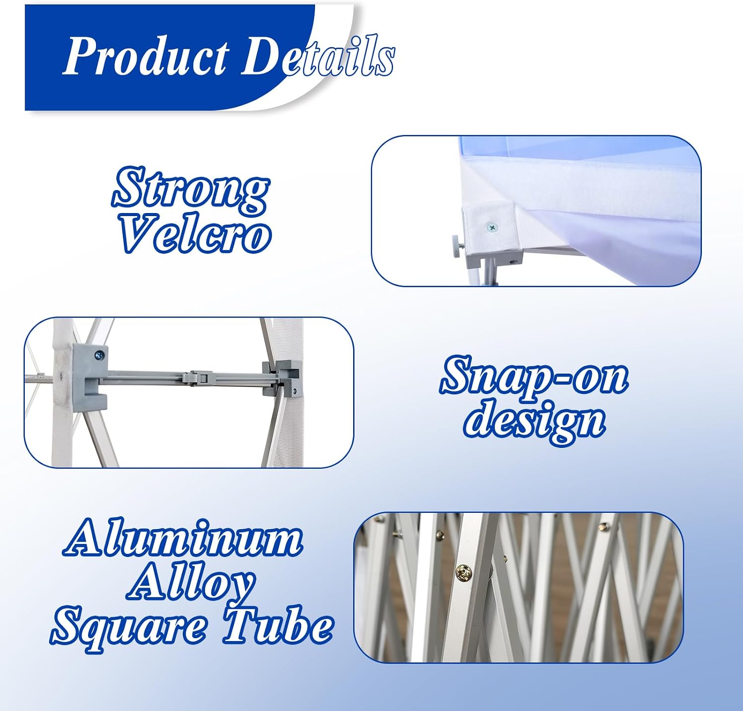 Collapsible Pop Up Display Stand Backdrop for Trade Show Booth Display, 7.5x10 FT Tension Fabric Sign Holders for Tradeshow Display, Business, Weddings & Advertising - Stand Only image 2
