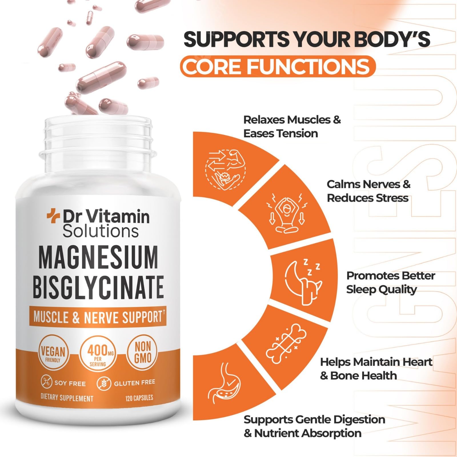 Magnesium Glycinate 400mg - Albion Chelated Bisglycinate for Sleep — Amazon image 7