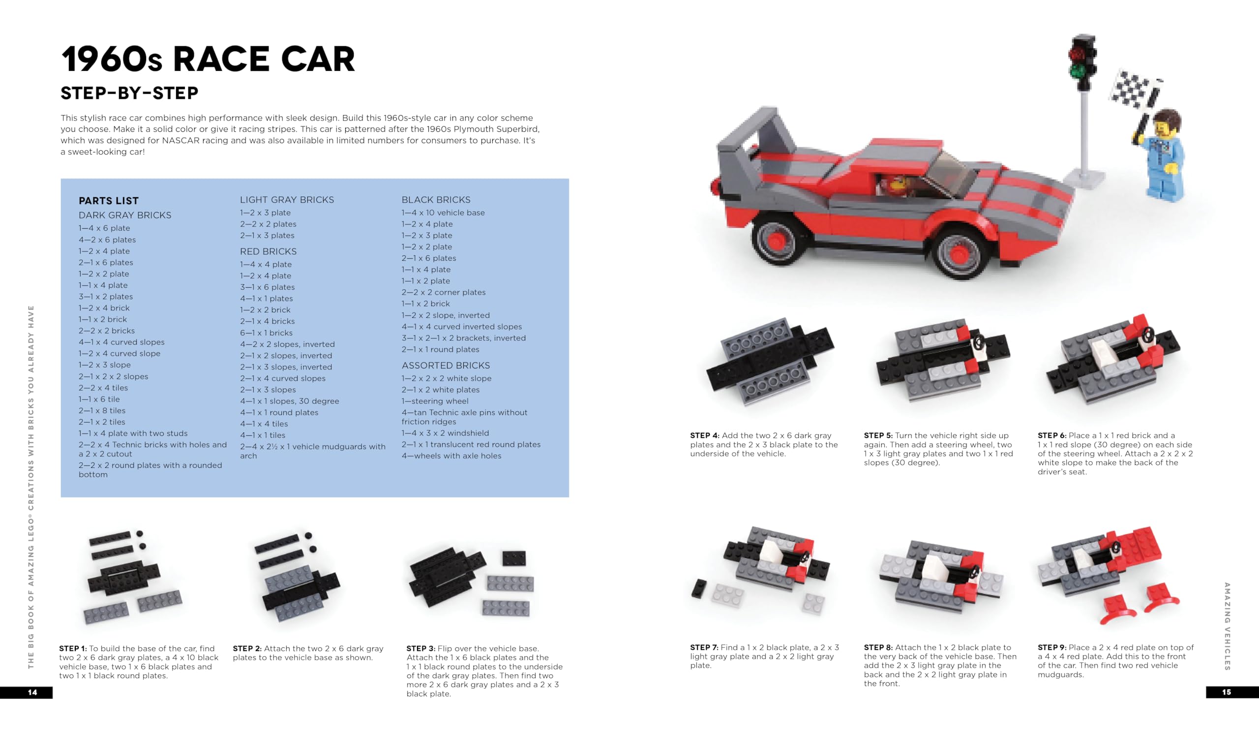 The Big Book of Amazing LEGO Creations with Bricks You Already Have: 75+ Brand-New Vehicles, Robots, Dragons, Castles, Games and Other Projects for Endless Creative Play