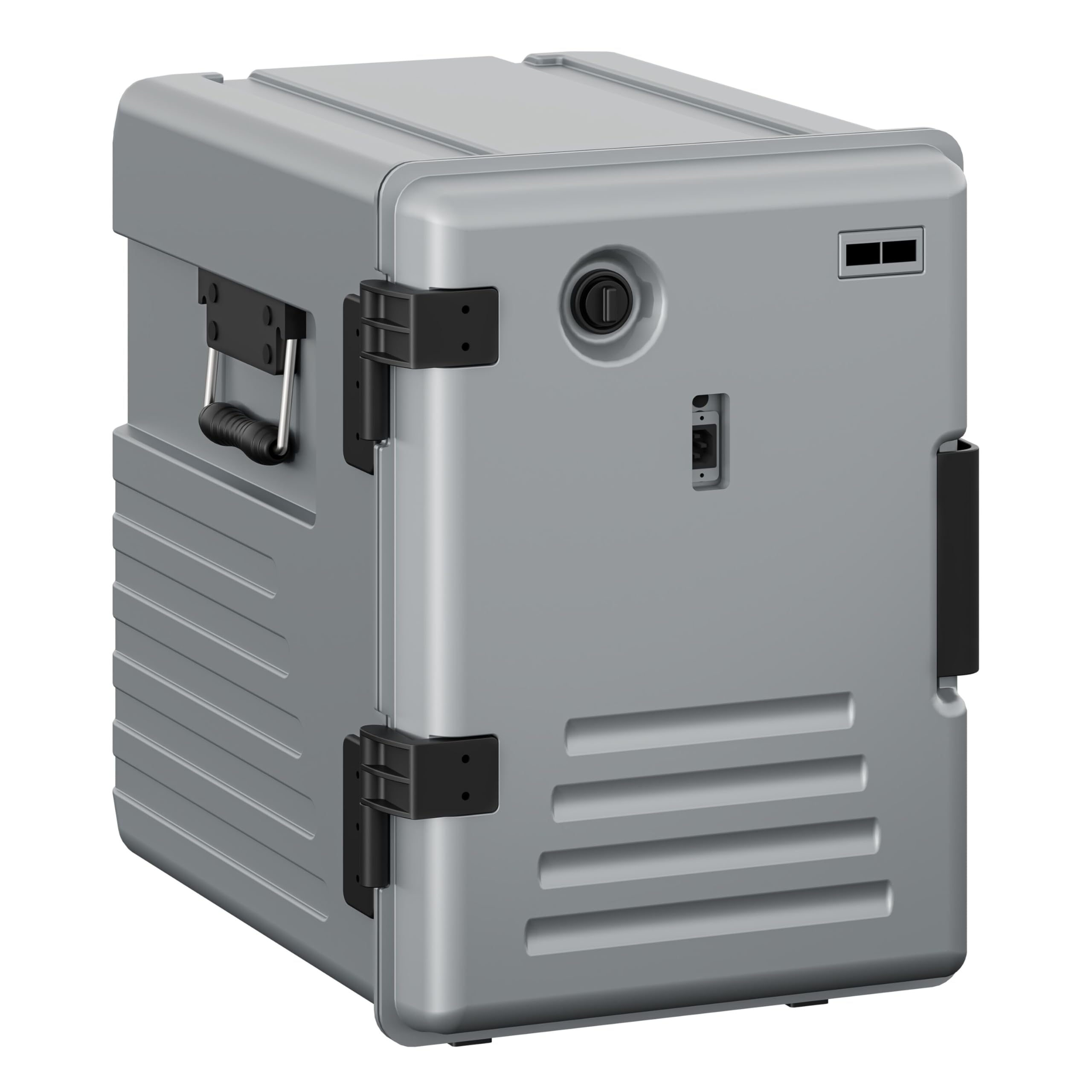 GGM Gastro Thermobox Frontlader 83 L beheizt für 12x GN 1/1 | Zuverlässige Warmhaltung, einfache Reinigung, robuste stapelbare Bauweise, ideal für den mobilen Dauereinsatz