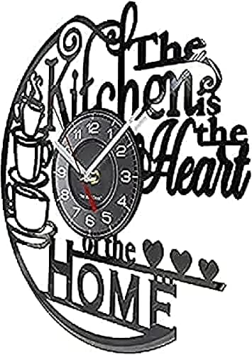 Miniatura 2 de Reloj de pared The Kitchen is The Heart of The Home Kitchen - Reloj de pared para comedor, decoración del hogar