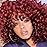 AIDUSA Short Loose Red Curly Wig Afro Synthetic Wig NaturalHalf Short Wigs for Black Women FluffyRed Wig Weave Curly Wigs with Bangs for Women (Red)