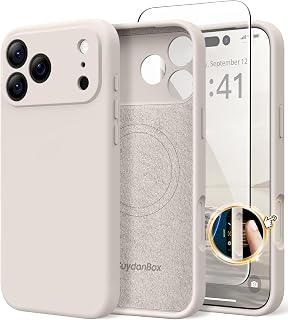 Magnetic for iPhone 18 Pro Case/iPhone 17 Pro Case Silicone Stone