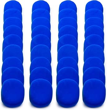 Blue Air Dry Clay for Kids - 36 Individually Bagged Airdry Clay for Arts & Crafts - Soft, Squishy Cosplay Foam Slim Clay for Home & School - Moldable, No-Mess Air Dry Modeling Clay