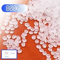 Vista 13 de Pellets de plástico de 15.9 onzas para relleno, cuentas de relleno de poliéster, cuentas rellenas de juguete, cuentas rellenas de peso transparente