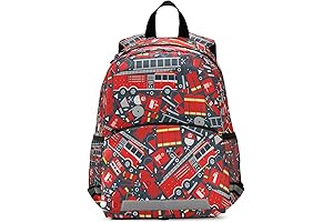 Whimsical Fire Truck Backpack for Little Adventurers