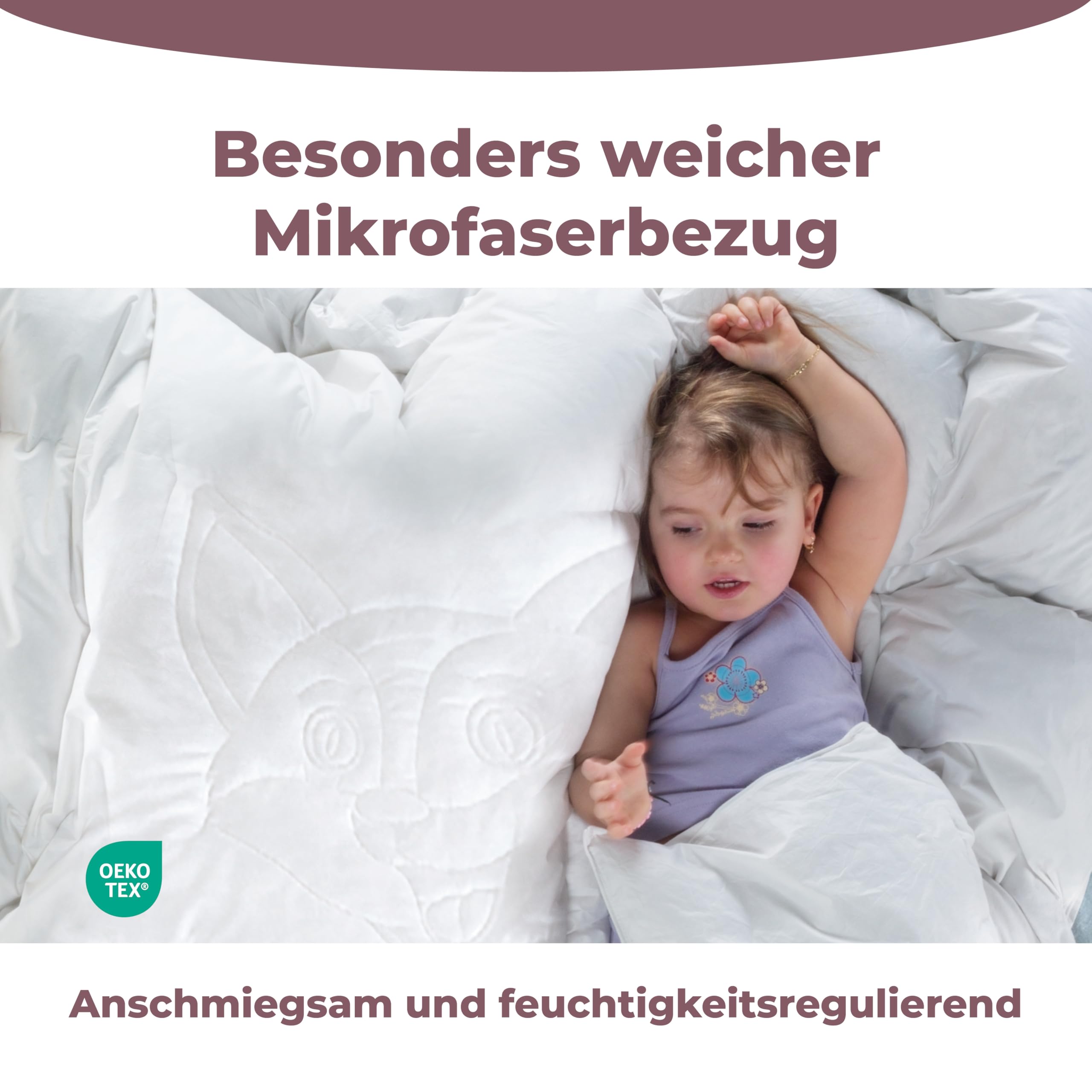 Kinder Bettdecken Set - Baby Kissen 40x60 cm & Baby Bettwäsche 100 x 135 - Babyzimmer Komplettset - Kinderdecke mit Kopfkissen - Bettdecke Kinder - Kinderbettdecke Set