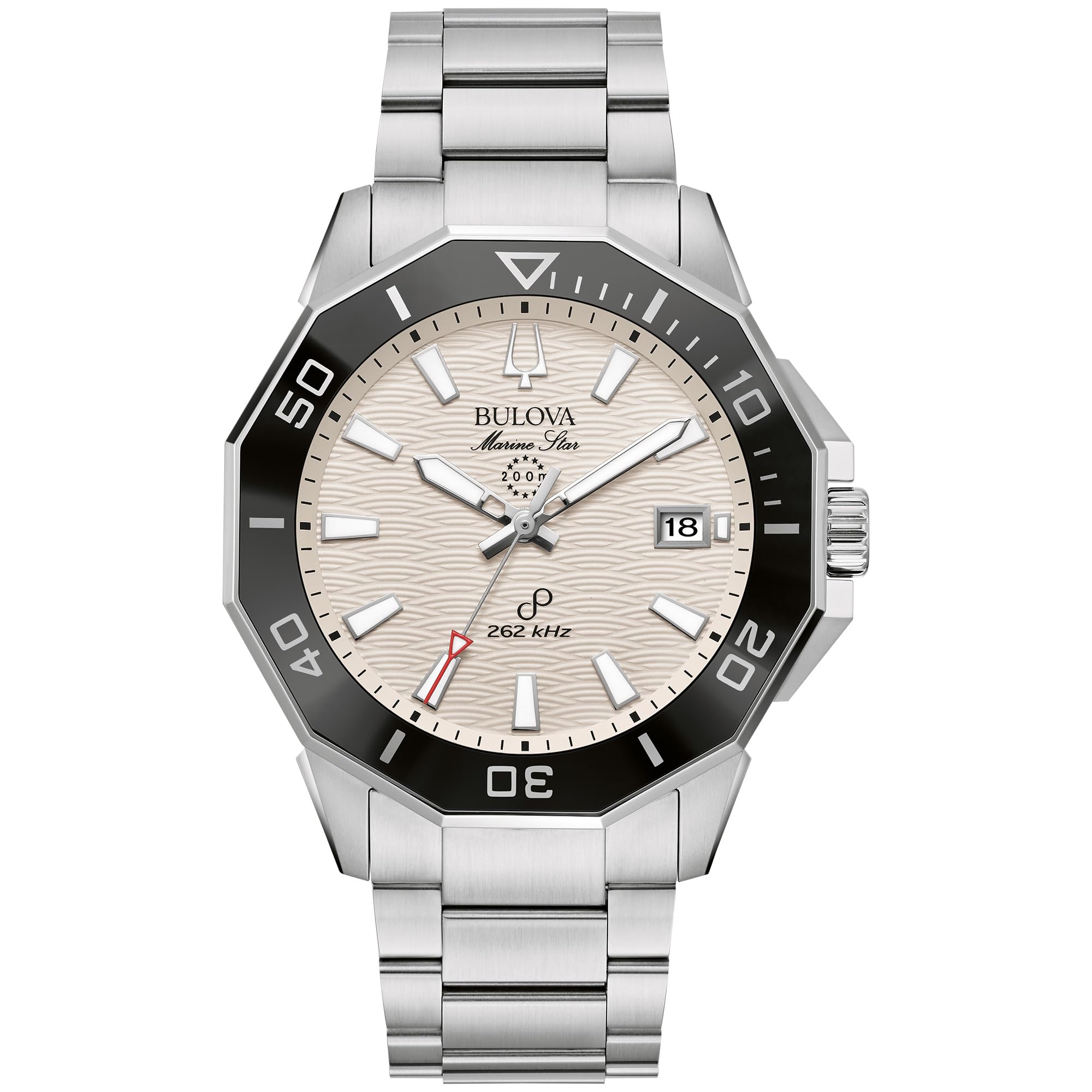 Men's Marine Star High Performance Quartz Series C Watch, Silver-Tone Stainless Steel Bra…