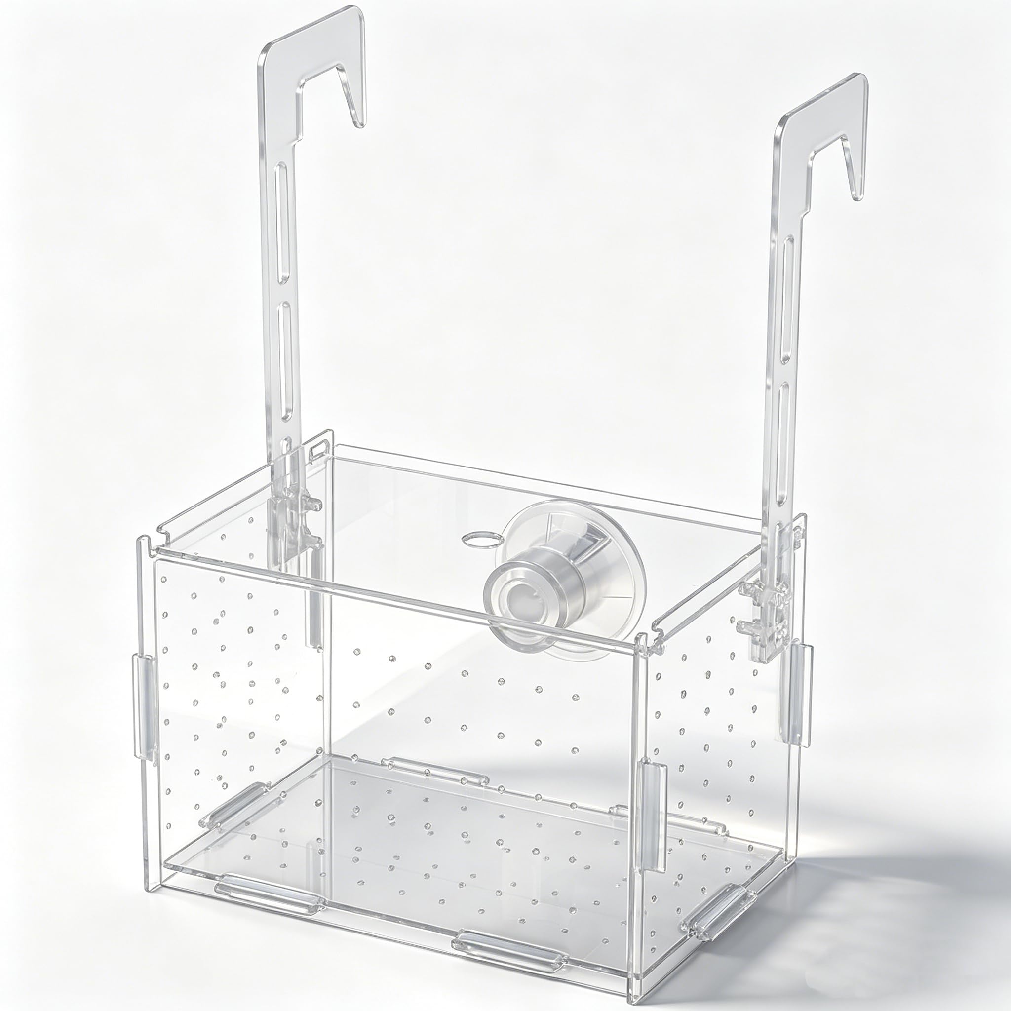 CAPASTEC Fish Breeder Box for Fish Tank, Acrylic Fish Tank Divider, Easy to Install, 5.91"x3.94"x3.94", Clear, 1 Set