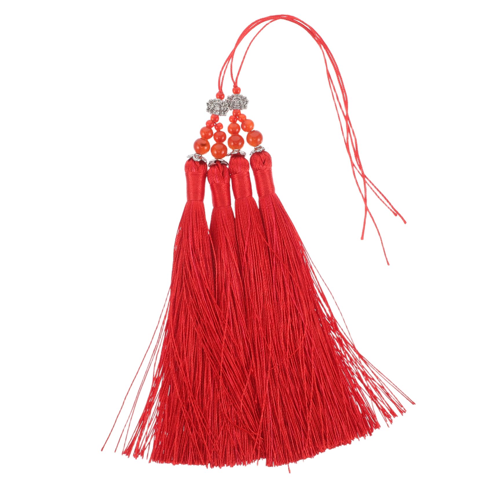 POPETPOP Tai Chi Sword Spike Tassel Bag Charm Tassels for Keychain Making Tassel Pendant Tassel Decor Polyester