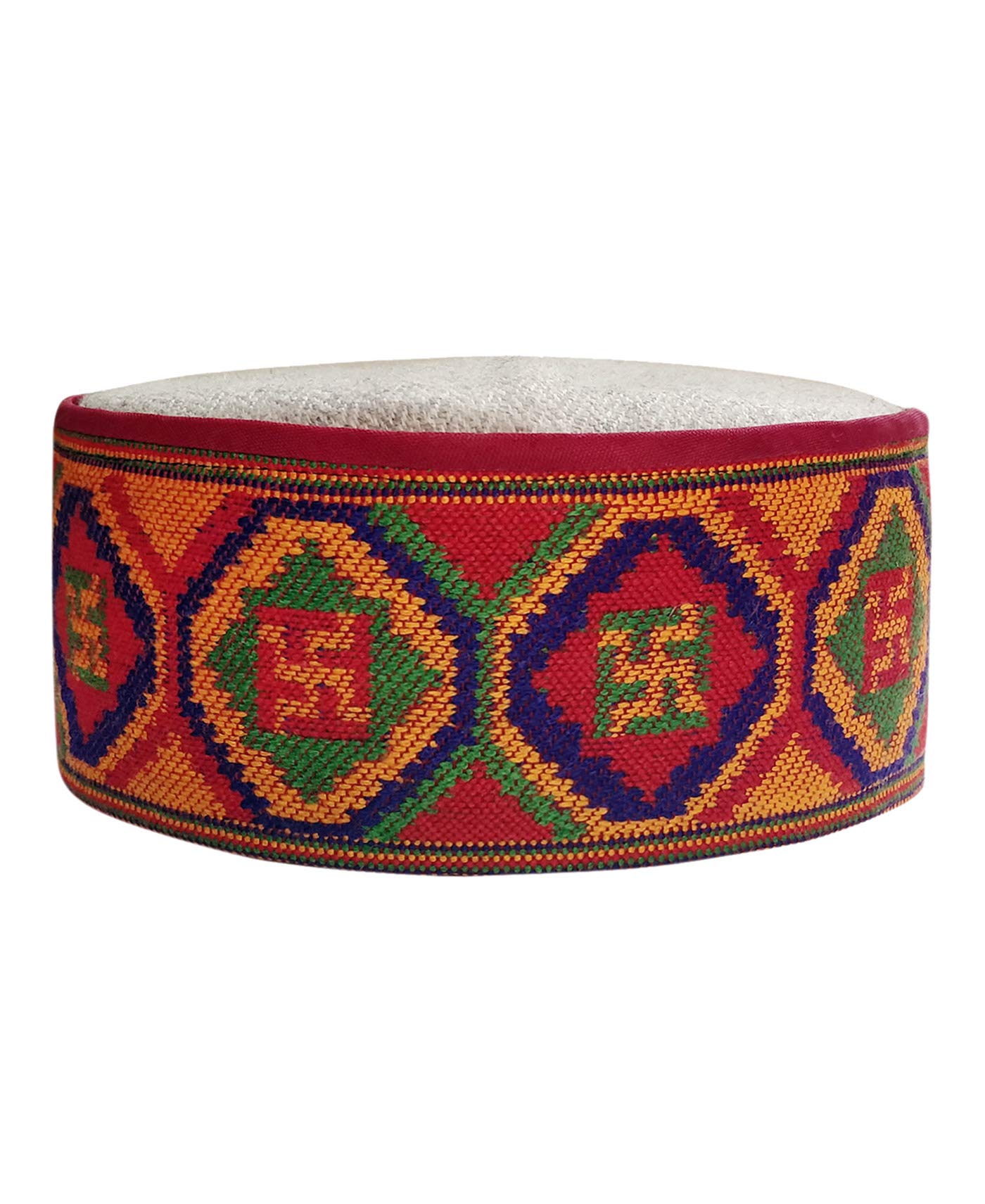 Vastraa Fusion Himachali Kullu Patti Woolen Topi/Cap for Men & Women and Design Options