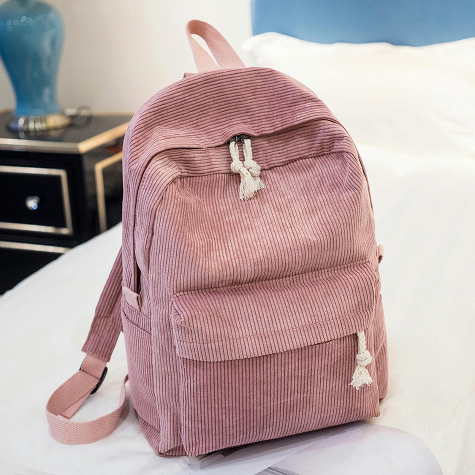 TEideaRucksack Cord -Schultaschen Im Harajuku -Stil Für Frauen: Stilvolle Und Funktionale Rucksäcke Für Schüler Der High School Und College