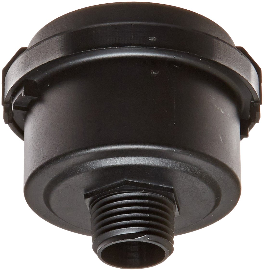 Solberg PS-04-050™ Inlet Compressor Plastic Filter Silencer, 1/2" MPT Outlet, 2-1/4" Height, 2-5/8" Diameter, 6 SCFM, Made in the USA
