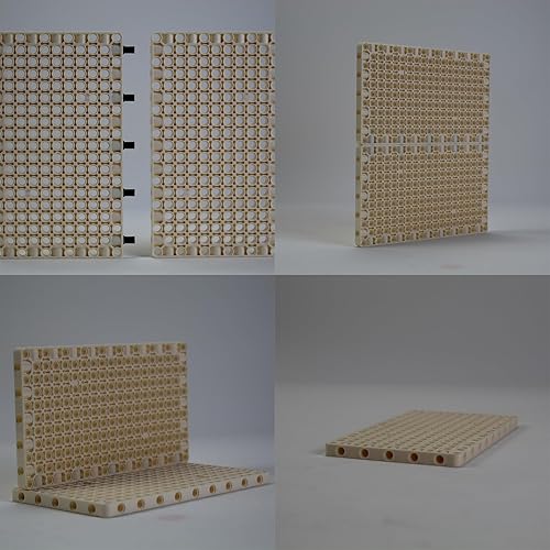 Miniatura 5 de Panel técnico de 19 x 11 pulgadas, placas base de construcción clásicas para ladrillos de construcción, compatibles con las principales marcas de