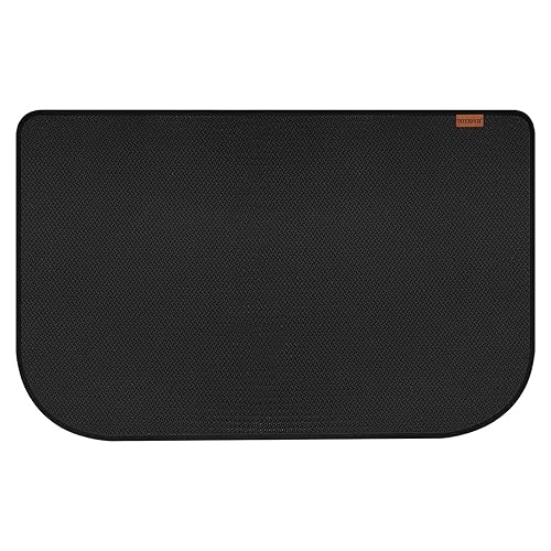 Fireplace Hearth Rug, 42 X 24 inches Fireproof Fireplace Mat,