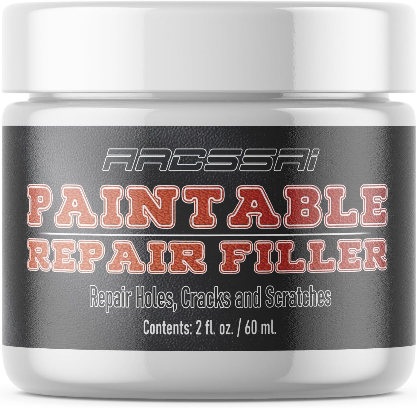 ARCSSAI ARCSSAL Paintable Leather Filler, 2 oz Leather Scratch Repair