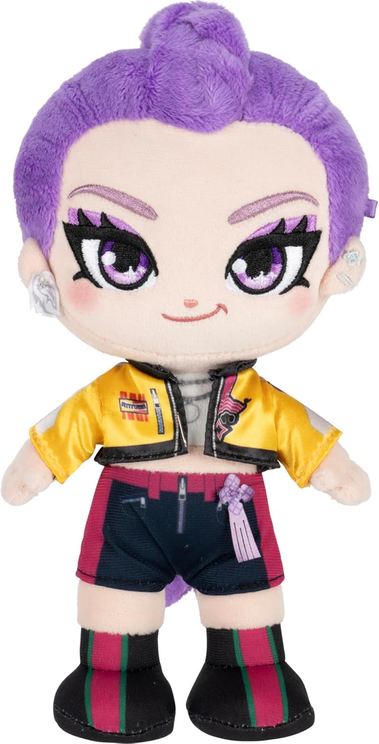Kpop Demon Hunters 8-inch Rumi Plush - Collectible HUNTR/X Character Plush - Ages 6+