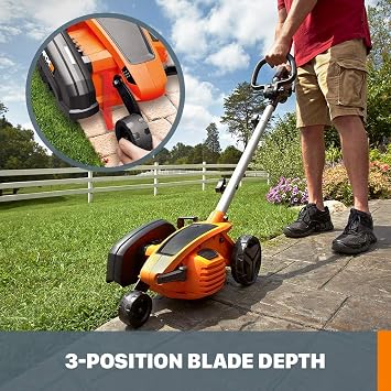 WORX 12 Amp 7.5 Electric Lawn Edger & Trencher | Corded, WG896