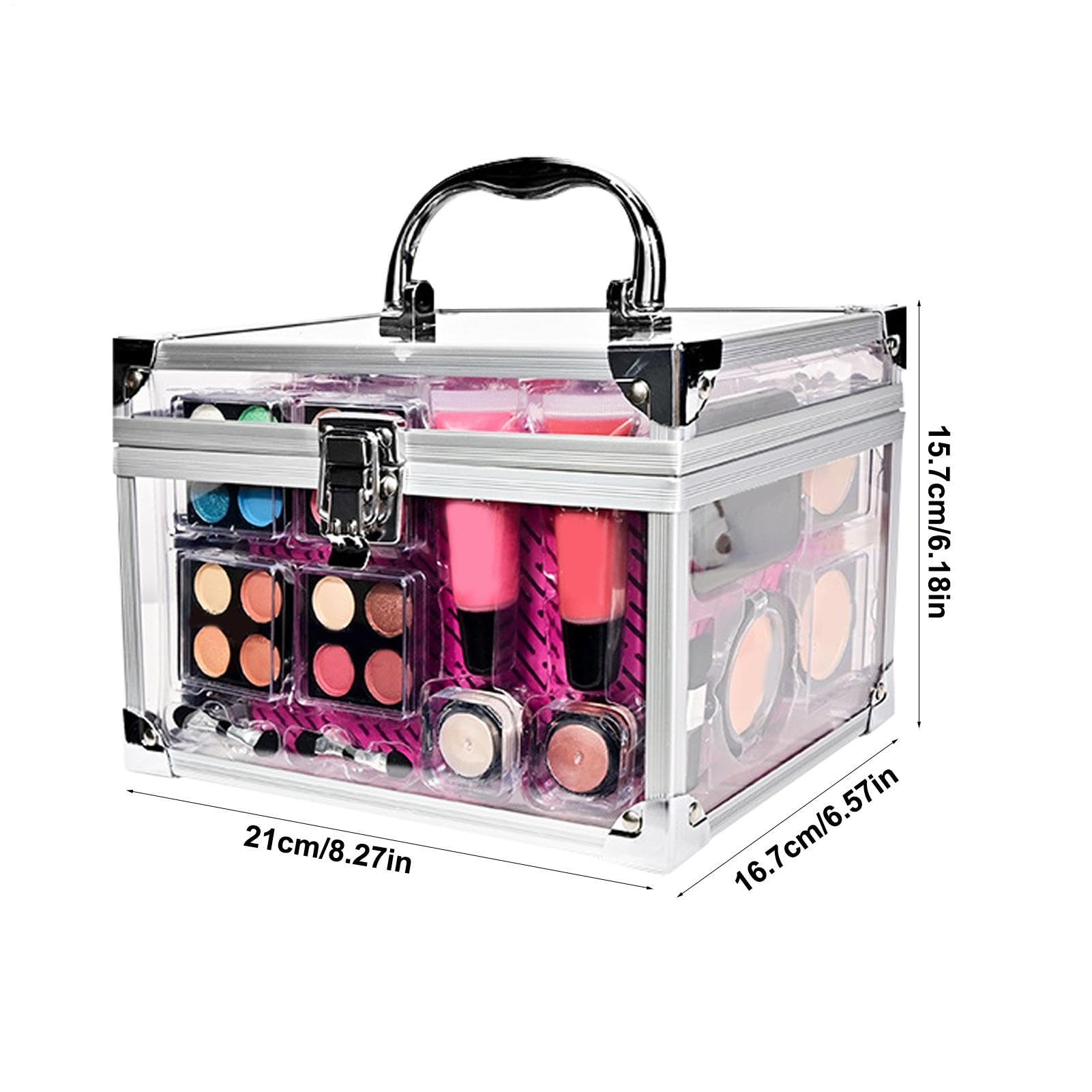 Teenager Make-up Set Tragbare Schminktasche Für Bühnen Makeup | Lidschatten Rouge Pinsel Set Für Jugendliche Reise Theater Hochzeit Halloween Alltag