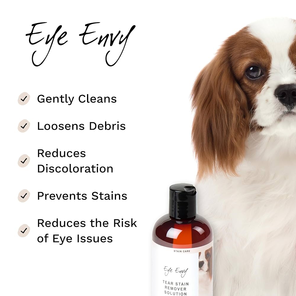 Eye Envy Tear Stain Remover Solution for Dogs|100% Natural