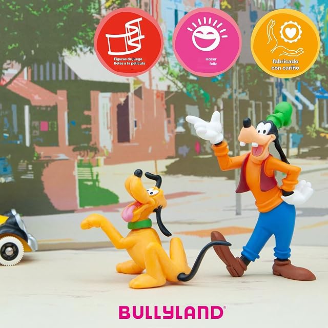 Foto 2 de 3 de Bullyland Friends Mickey Mouse 15346-Figura, Walt Disney Goofy, Aproximadamente 8,5 cm de Altura