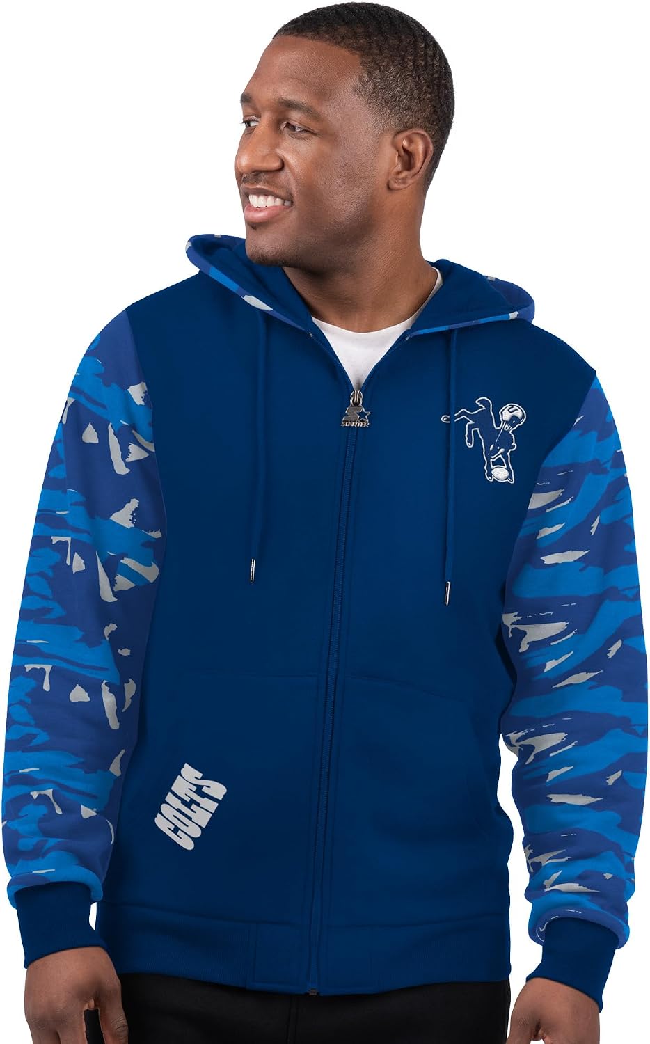 Starter Men's NFL Thursday Night Gridiron Vintage Logo Full-Zip Hoodie
