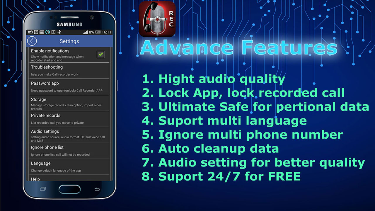 Auto Call Recorder Pro App on Amazon Appstore