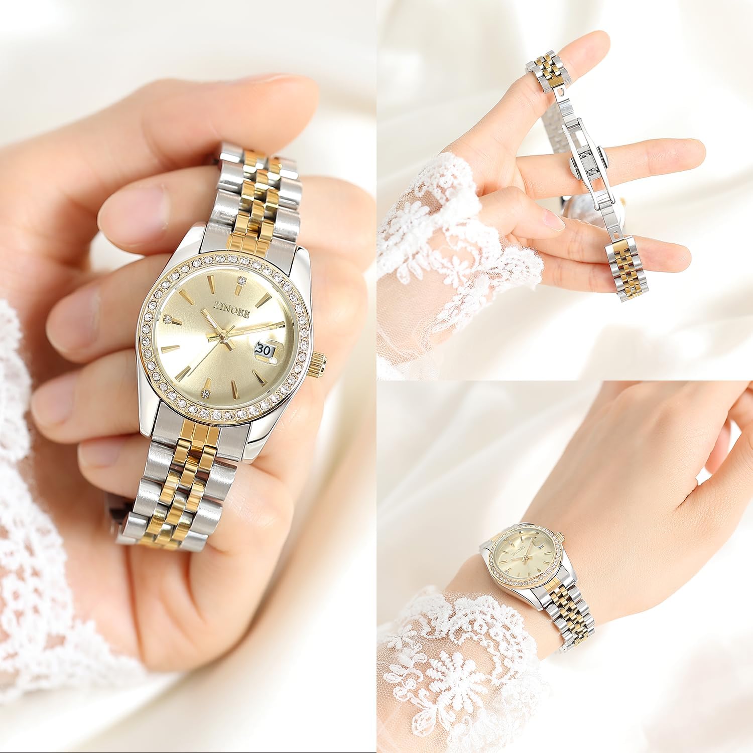 Watches for Women,2612 Quartz Watch with Date, Waterproof Elegant Ladies Wristwatch for Daily Work, Dress, Business & Gift Giving - Image 6