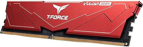 Miniatura 8 de TEAMGROUP T-Force Vulcan DDR5 64GB (2x32GB) 6000MHz (PC5-48000) CL38 Intel XMP 3.0 y AMD Expo Módulo de memoria de escritorio compatible Ram Red