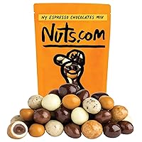 Vista 8 de Nuts.com – Granos de café expreso cubiertos de chocolate oscuro – Bolsa de 2 libras, gran aperitivo para adultos, buena fuente de antioxidantes