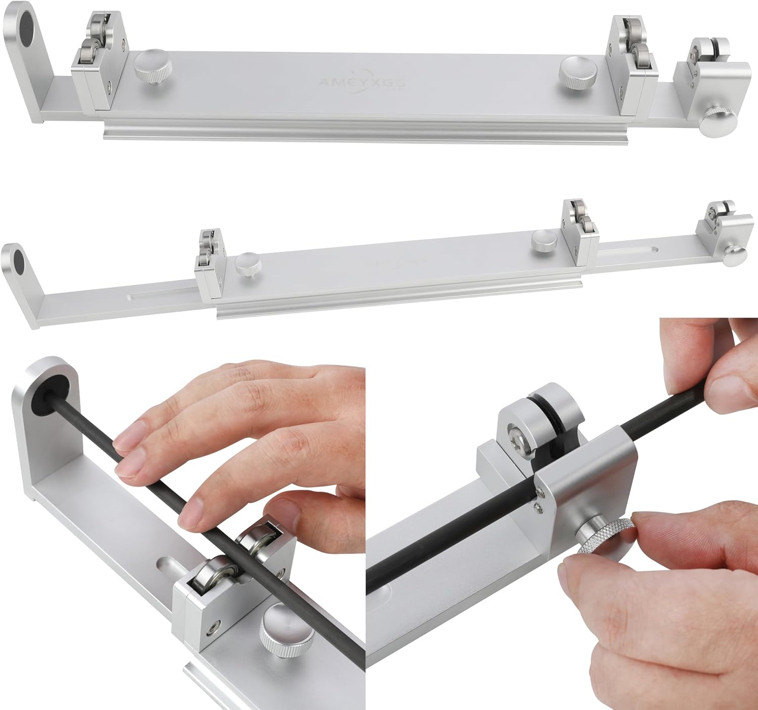 ZSHJGJR Archery Arrow Shaft Cutter Tools Arrow Spinner Tester Arrow Shaft Grinder Burr Polisher Arrow Shaft Straightness Tester Multifunctional Repair Tool Archery Arrow DIY Tools