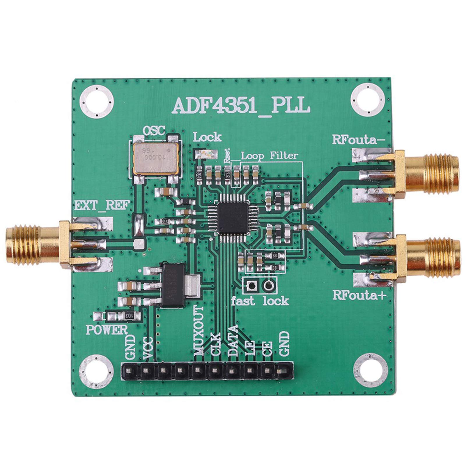 Synthétiseur de Fréquence à Verrouillage de Phase Source RF 35 M-4,4 GHz Carte de Développement ADF4351 pour la Synthèse de Phase Une Solution Complète pour la Génération Haute