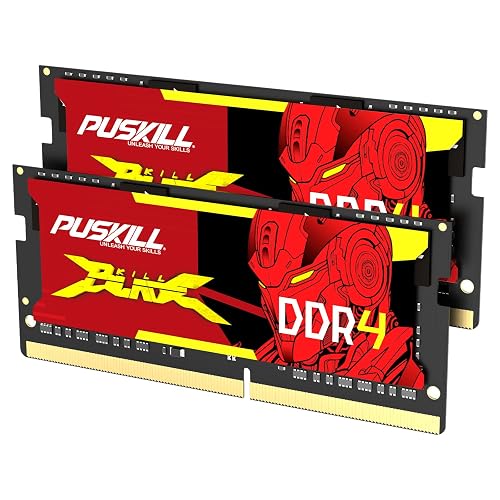 PUSKILL DDR4 Laptop RAM 16GB Kit (2x8GB) 3200MHz (PC4-25600) 260-Pin