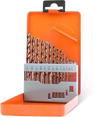 KENDO 13PCS Cobalt Drill Bit Set(1/16