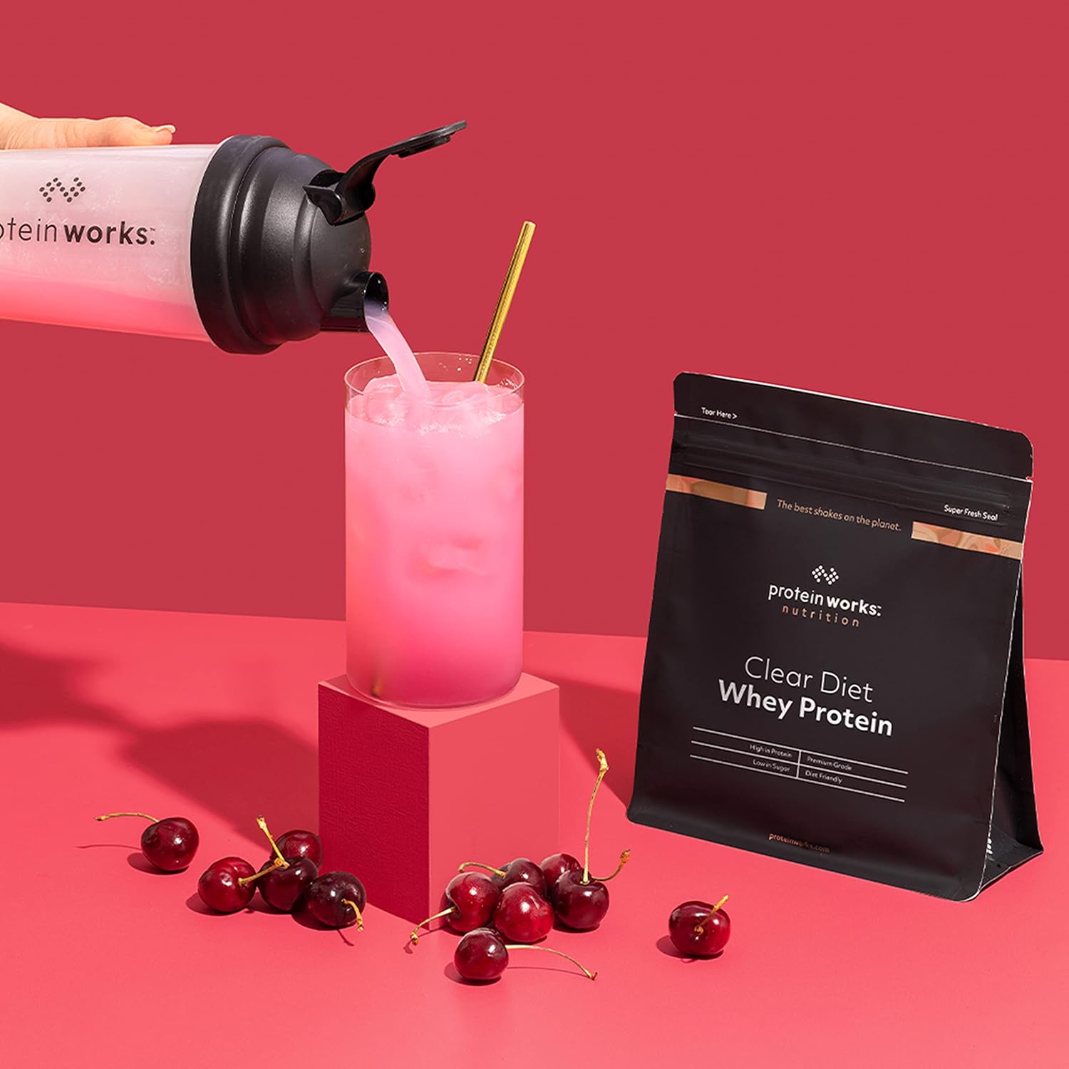 Protein Works Clear Diet Whey Protein Isolate Powder Refreshing