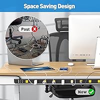 Vista 8 de 12 Outlet Long Power Strips Heavy Duty Garage Workshop Multi Wide Industrial Power Strip Surge Protector with 4ft Cord, ETL Certified, 1875W, Black