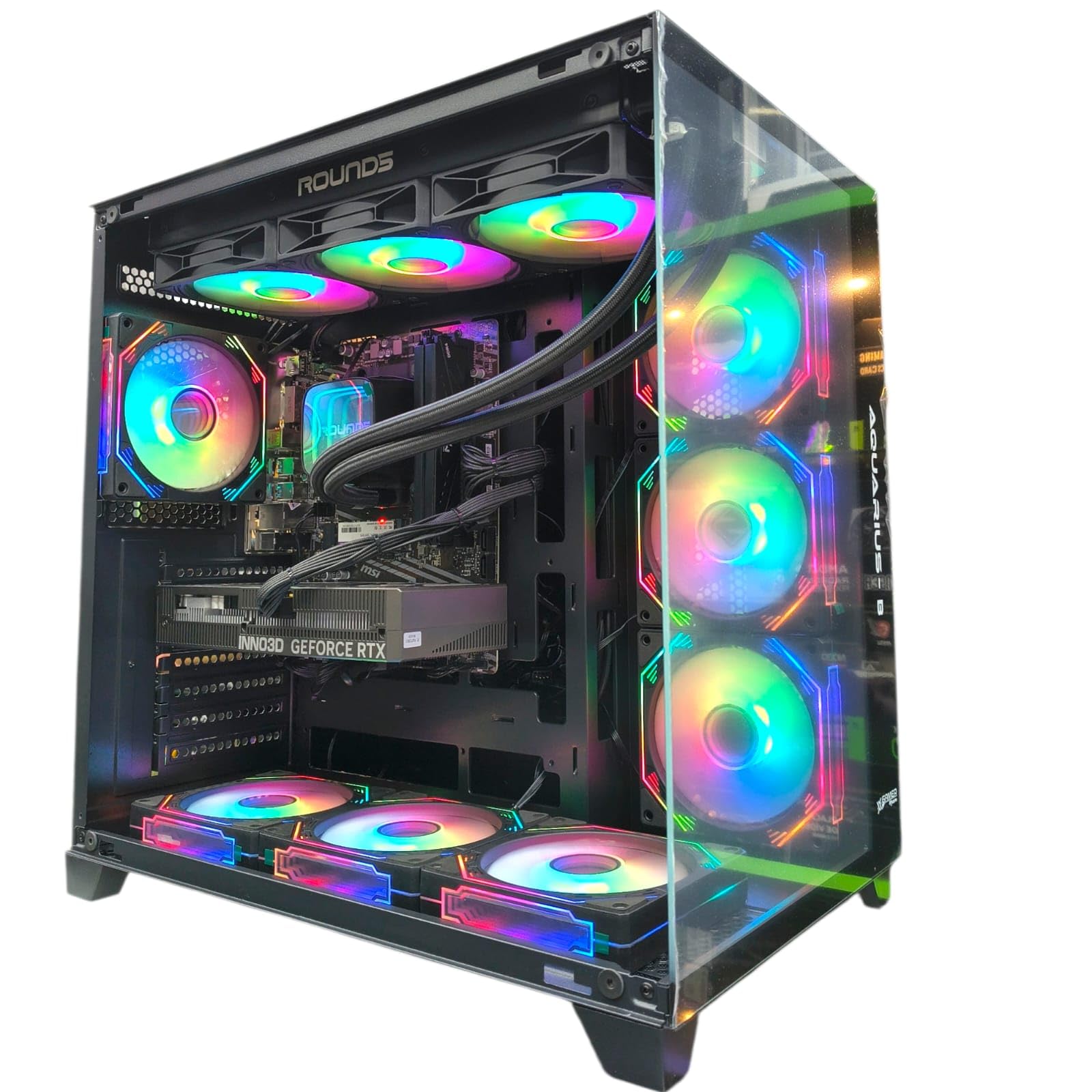 PC GAMER RYZEN 7 5700X, B550M, WI-FI, 32GB RAM, NVME 1TB, NVIDIA